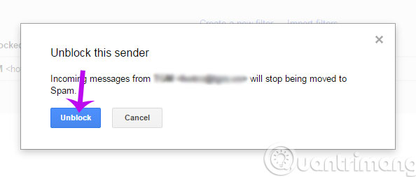Instructions to block mail senders in Gmail Picture 6