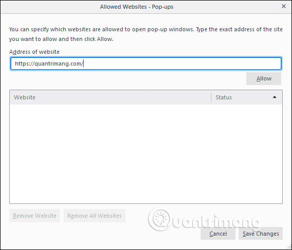 Instructions to block pop-ups in all browsers Picture 14