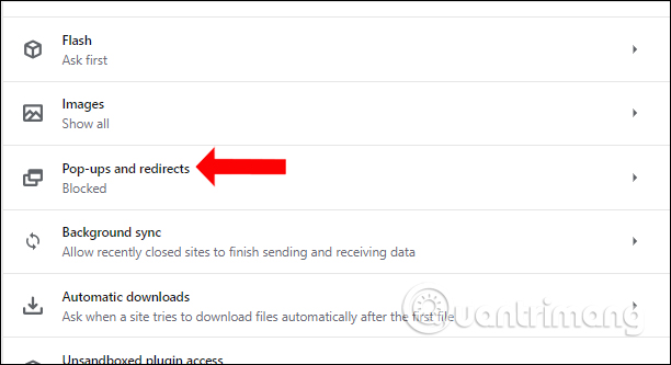 Instructions to block pop-ups in all browsers Picture 31