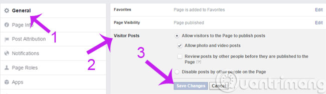 Instructions to block posting on Fanpage Facebook Picture 2
