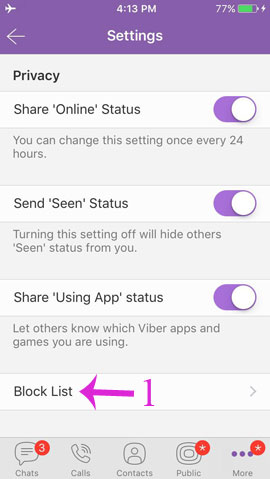 Instructions to block Viber messages on the phone Picture 6