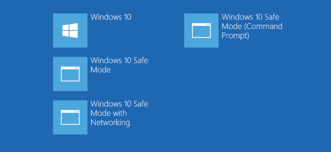 Instructions to bring Safe Mode to the standard Boot Menu on Windows 8 and 10 Picture 1