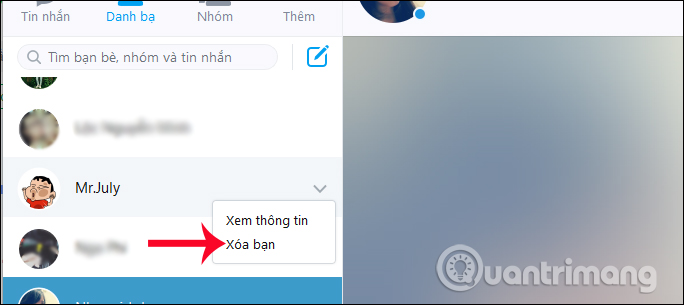 Instructions to cancel your friend Zalo on your phone, computer Picture 10