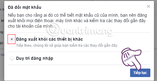 Instructions to change Facebook password on computer Picture 4