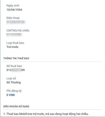 Instructions to change Mobifone phone number at home Picture 6