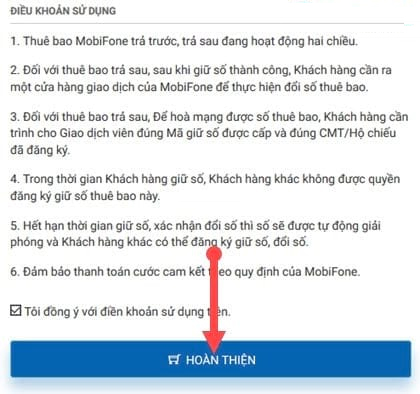 Instructions to change Mobifone phone number at home Picture 7