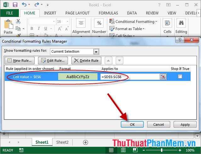 Instructions to change the cell background color (Cell) in Excel Picture 10