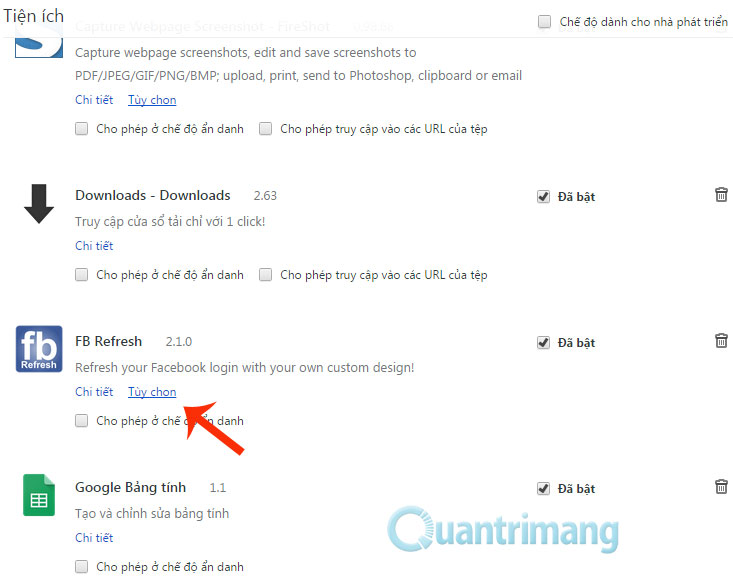 Instructions to change the Facebook login interface Picture 3