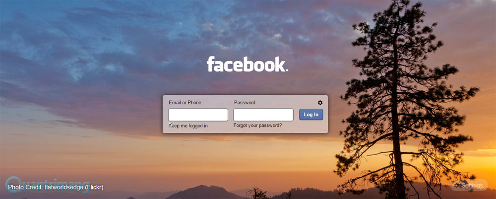 Instructions to change the Facebook login interface Picture 6