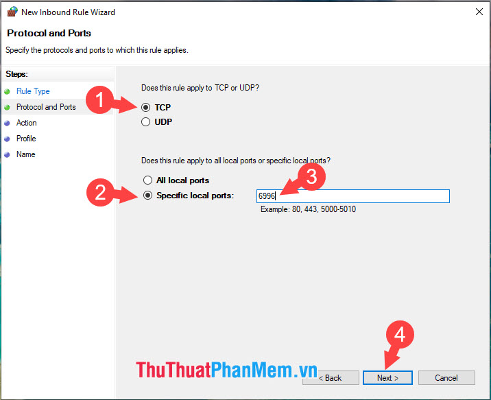 Instructions to change the Remote Desktop port Picture 8