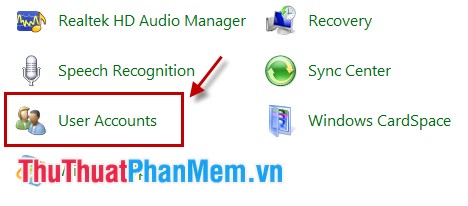 Instructions to change Windows 7 password Picture 3