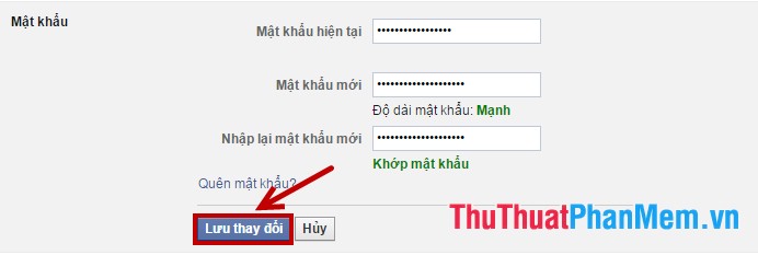 Instructions to change your Facebook password Picture 4