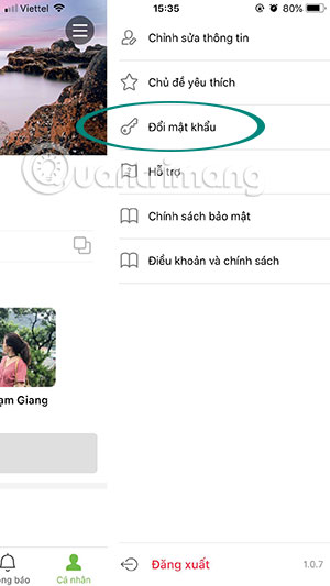 Instructions to change your Gapo account password Picture 3