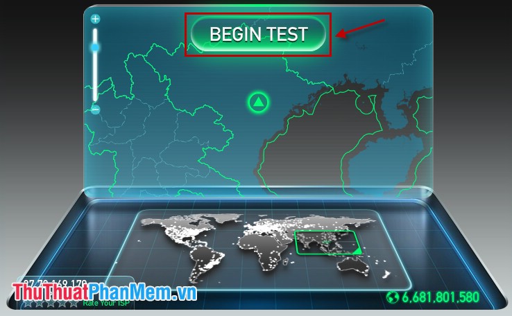 Instructions to check the Internet speed Picture 3