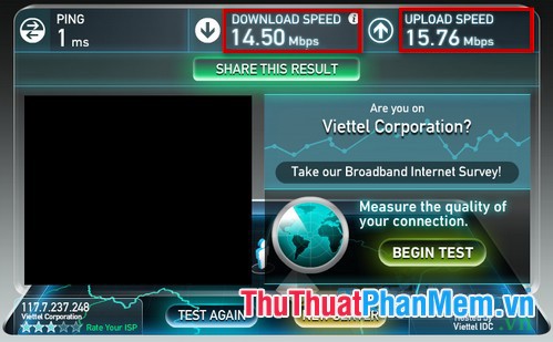 Instructions to check the network by Ping - Check the network speed Picture 5