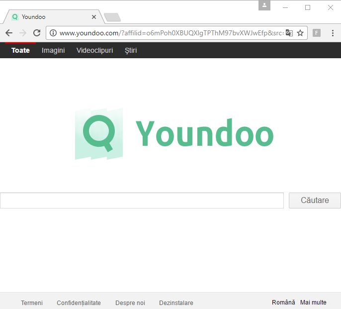 Instructions to completely remove Youndoo.com on all browsers Picture 1