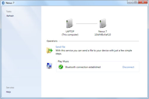 Instructions to connect the computer to other devices via bluetooth Picture 10