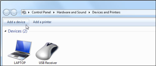 Instructions to connect the computer to other devices via bluetooth Picture 7
