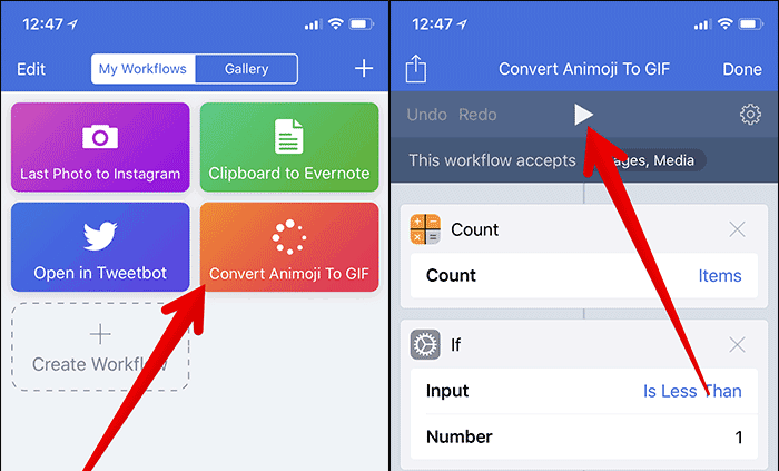 Instructions to convert Animoji to animated GIF on iPhone and iPad Picture 9