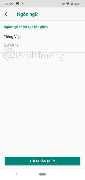 Instructions to convert Vietnamese, English Gboard keyboard Picture 6