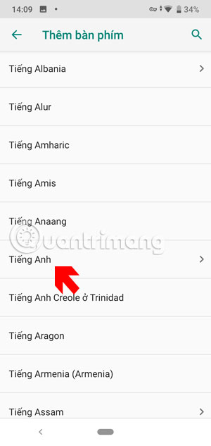 Instructions to convert Vietnamese, English Gboard keyboard Picture 7