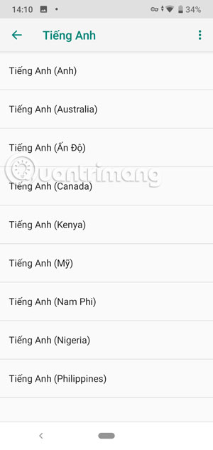 Instructions to convert Vietnamese, English Gboard keyboard Picture 8
