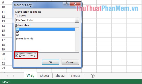 Instructions to copy and move Sheet in Excel Picture 7