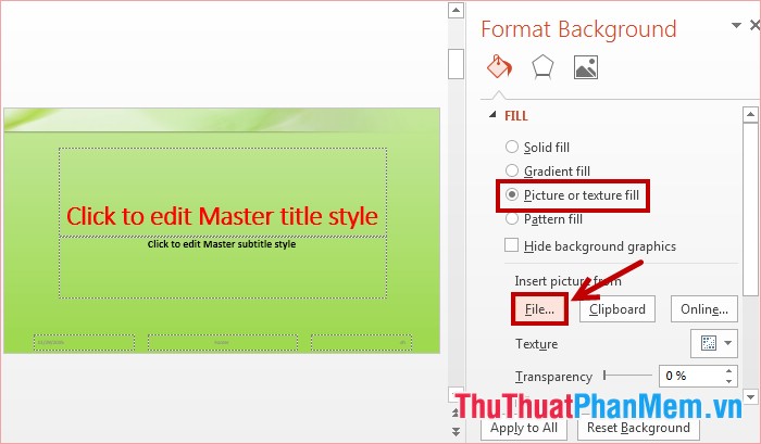 Instructions to create a Template for PowerPoint Picture 7