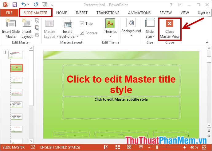 Instructions to create a Template for PowerPoint Picture 8