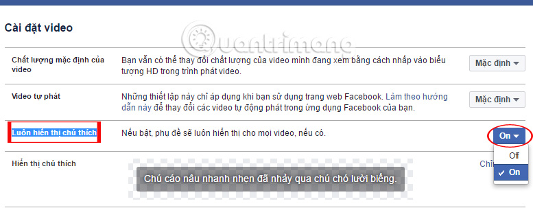 Instructions to customize video subtitles on Facebook Picture 3