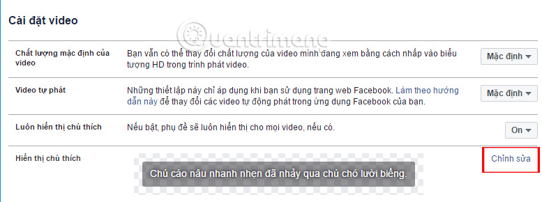 Instructions to customize video subtitles on Facebook Picture 4