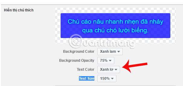 Instructions to customize video subtitles on Facebook Picture 5
