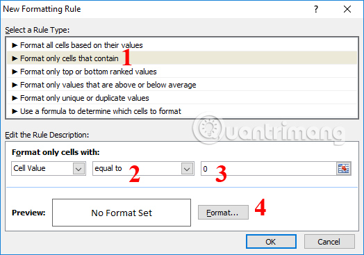 Instructions to delete 0, hide 0 in Excel Picture 10