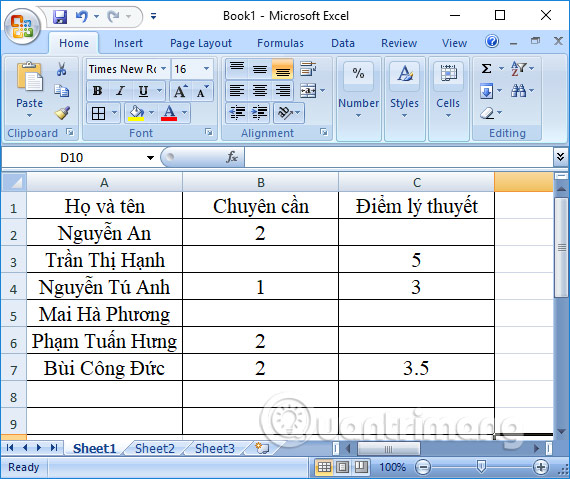 Instructions to delete 0, hide 0 in Excel Picture 12