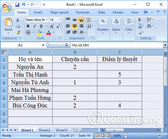 Instructions to delete 0, hide 0 in Excel Picture 7
