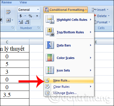 Instructions to delete 0, hide 0 in Excel Picture 9