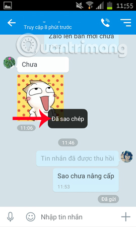 Instructions to delete and revoke messages on Zalo Picture 6