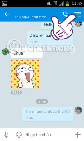Instructions to delete and revoke messages on Zalo Picture 7