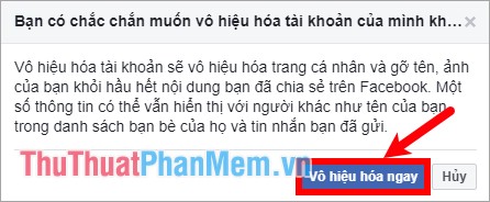 Instructions to delete Facebook account temporarily or permanently Picture 10