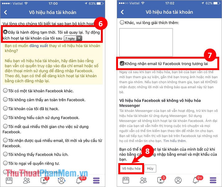 Instructions to delete Facebook account temporarily or permanently Picture 14