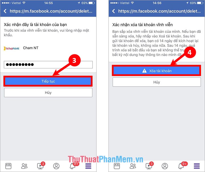 Instructions to delete Facebook account temporarily or permanently Picture 24