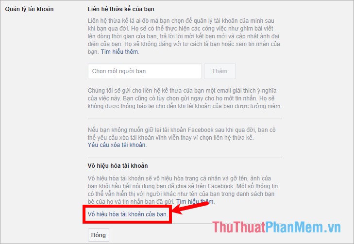 Instructions to delete Facebook account temporarily or permanently Picture 5