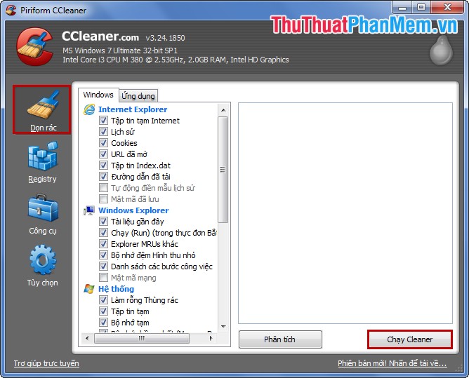 Instructions to delete junk files and clean up your Windows 7 computer Picture 4