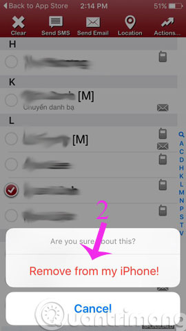 Instructions to delete multiple phone numbers in iPhone contacts at the same time Picture 12