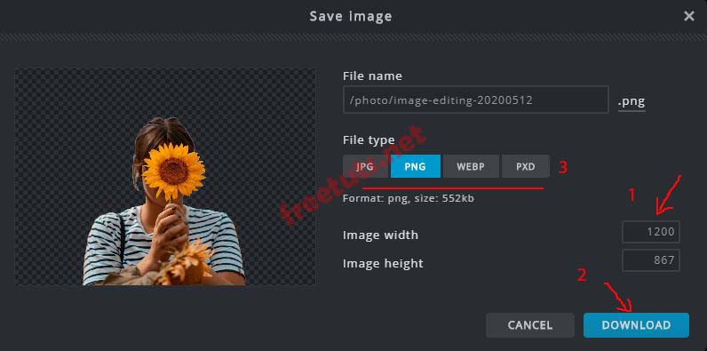 Instructions to delete online background images for free Picture 4