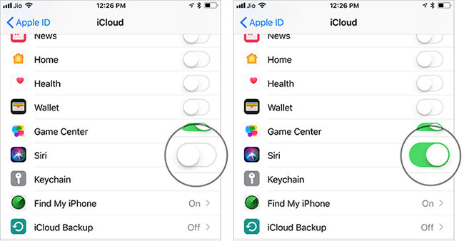 Instructions to delete Siri data from iCloud on iPhone or iPad Picture 3
