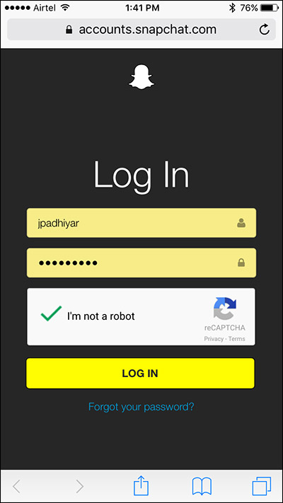 Instructions to delete Snapchat account permanently Picture 2