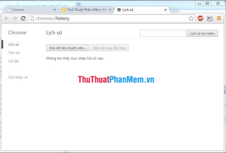 Instructions to delete Web search history on Chrome, Firefox Picture 7