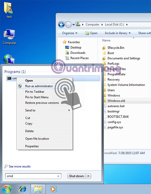 Instructions to delete Windows.old folder on Windows 7/8 / 8.1? Picture 5