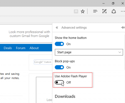 Instructions to disable Flash Player on all browsers Picture 15